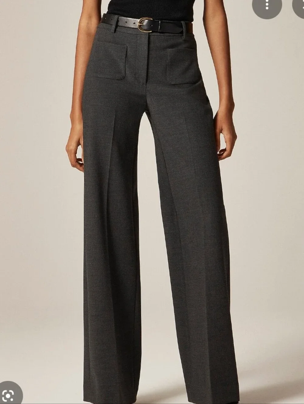 J Crew Petite Carolina pant in four-season stretch CP152 Size 4 Petite Black